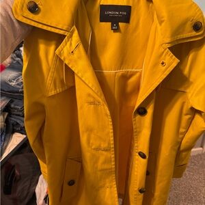 London Fog Bright Yellow Bomber Jacket